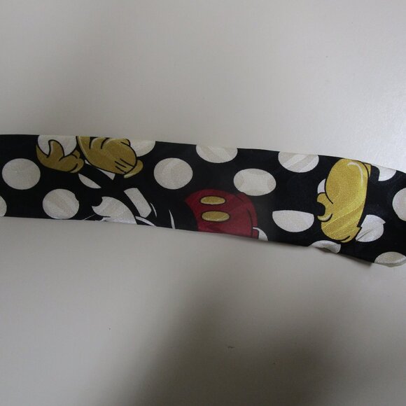 Mickey & Co Disney Gothenberg Sweden Atlas Design Mens Silk Tie Italy Polka Dot - Picture 9 of 10